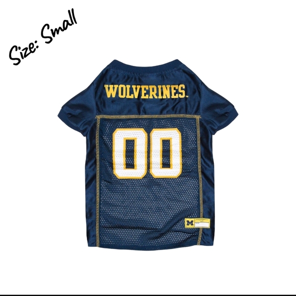 Pets First NCAA Michigan Wolverines Football Pet Mesh Jersey Size Small - Picture 1 of 10